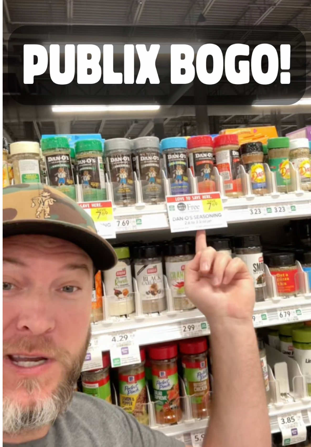 Do you shop at Publix? This week only you get get a BOGO on Dan-O’s! Go and Yum Yum Get Ya Sum! 🛒💨 #publix #retailer #bogo #deals #danosseasoning 