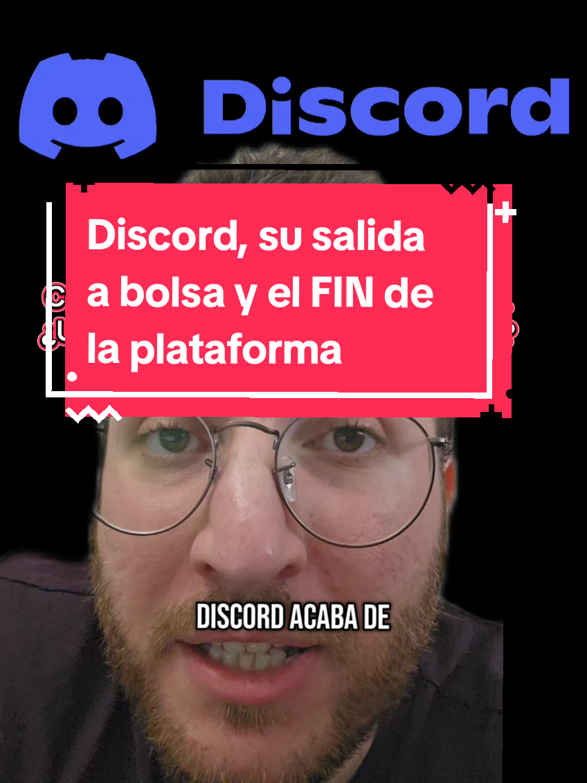 Discord sale a bolsa y los que ya vimos la salida a bolsa de Facebook, Reddit o Twitter, estamos en caos. Parece ser que la enmierdificación persigue a todas las plataformas digitales. Por eso confío en el gran Steam, los únicos en los que se puede confiar.  ¿Cómo ves el futuro de Discord? ¿Será como Spotify que son más anuncios que canciones?  Déjalo en los comentarios y sígueme si te gustó el contenido #plataformasdigitales #culturadigital #AprendeConTikTok #discord  #enshittification 