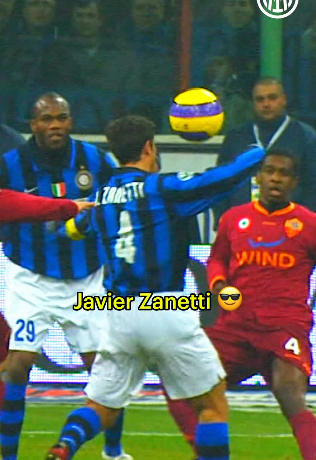 No introduction needed 😎 #ForzaInter #Inter #InterRoma #TikTok #TikTokCalcio #TikTokFootball #Football #Calcio #Futbol #Zanetti 