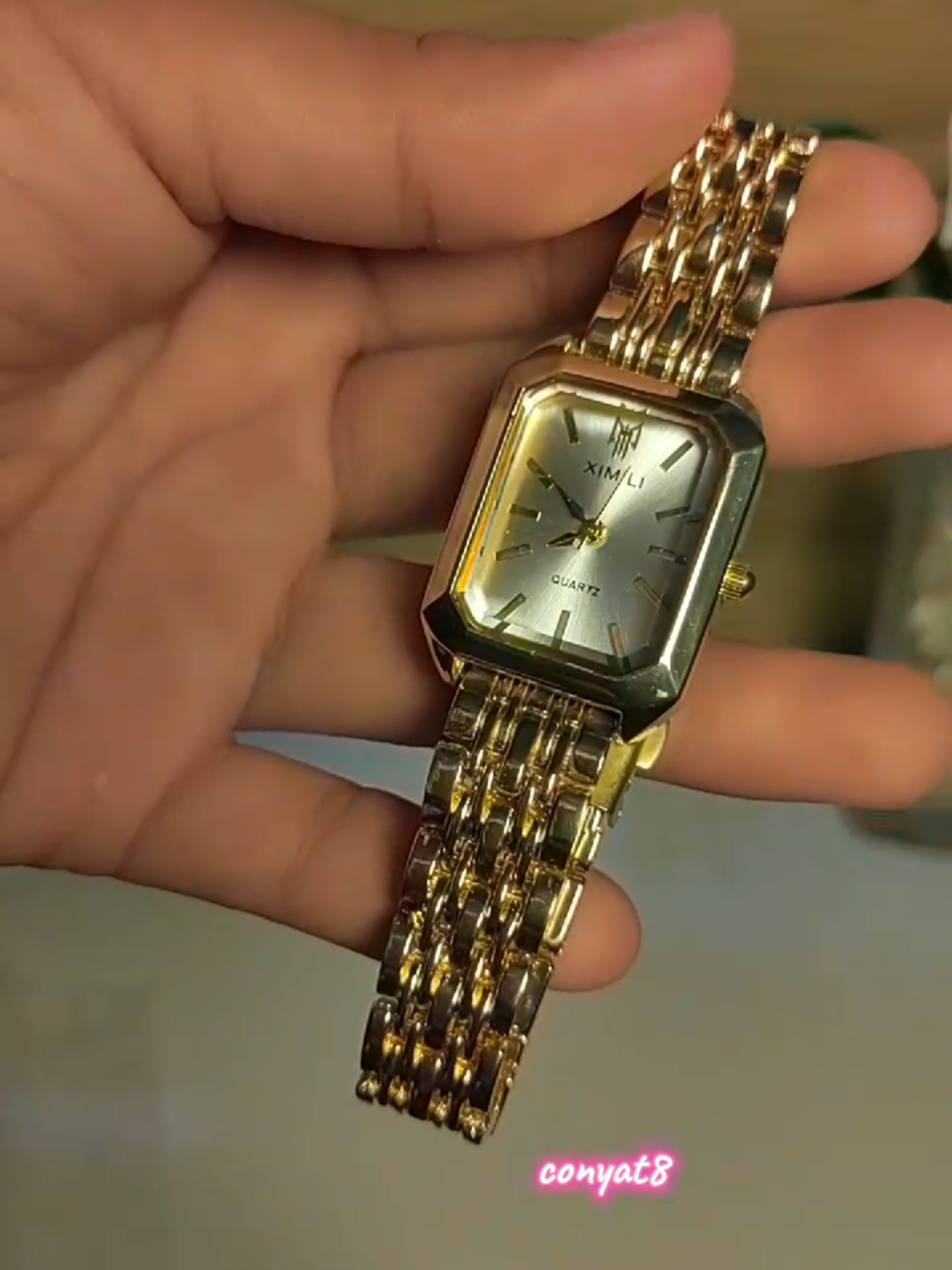 Relógio quadrado de luxo Quartzo - Bella Store!!#moda #feminino #modafemina #lojaonline