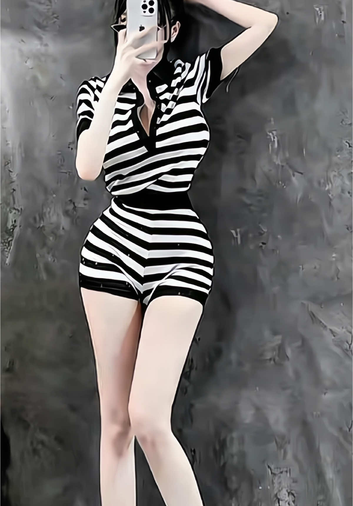 Sét sọc phong cách thể thao nè mí bà #xuhuong #xh #meomeostore #thoitrangnu 