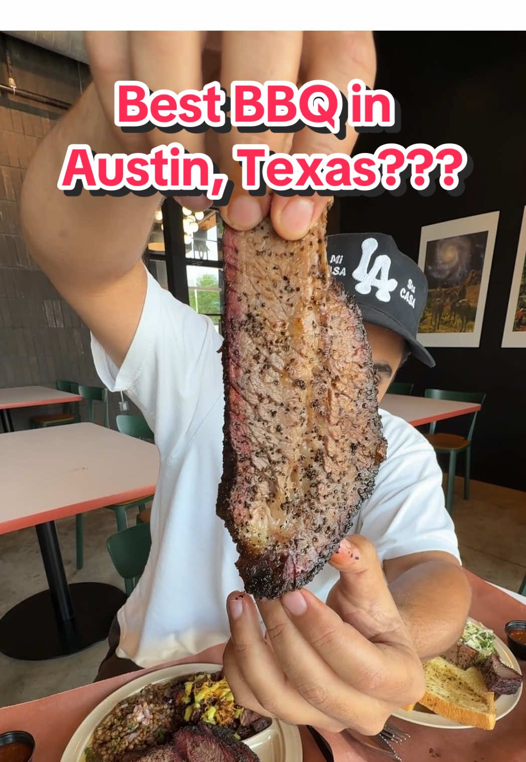 This was some of THE BEST BBQ I’ve ever eaten. It comes from Leroy & Lewis in Austin, Texas #foodreview #mukbang 