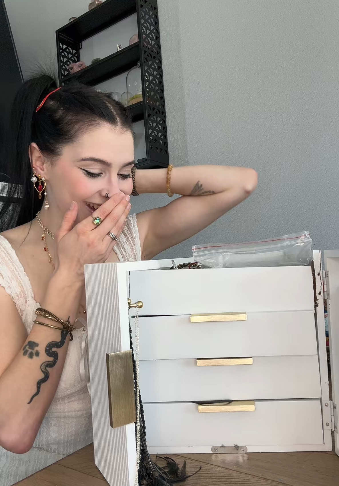 FROM AUSTRALIA?!!! IT’S SO GOOD! @RizzlesTreasuresTrinkets  FILLED THIS JEWELRY BOX! Here is part 1!! ❤️#jewelrytiktok #foryewwww #trendingvideo #fypシ゚viral #mysteryjewlerygirl #supportsmallbusiness #crystals #mysterybox #accessories #jewleryhaul #mystery #jewelry #jar  #box #alttiktok #crystalsoftiktok #handmadejewelry #unboxing #crystaltok 