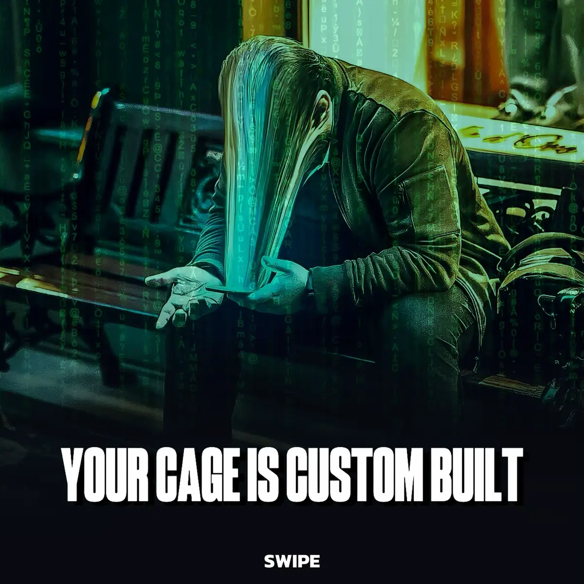 It knows what you like. What you fear. Who you envy. It doesn’t trap everyone the same way—it personalizes the prison. You think you’re free because your chains look different. But that’s how the Matrix works: it lets you decorate your cage. #matrix #fyp 