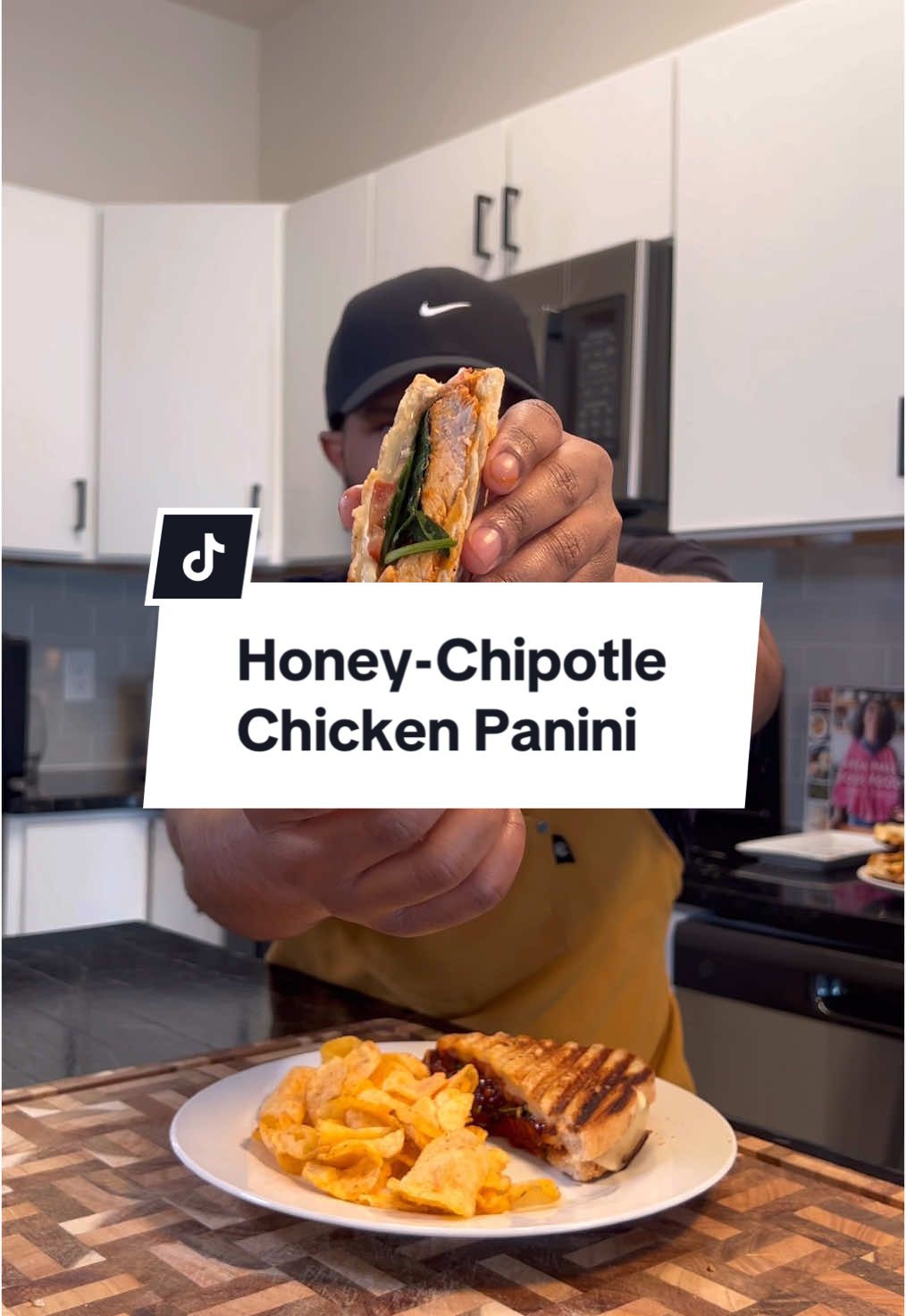 Honey-Chipotle Chicken Panini 🔥🔥 a good sandwich on a Friday night gone do it everytime  • For the Honey Chipotle Sauce: •	2 tbsp honey •	1 tbsp adobo sauce (from a can of chipotle peppers in adobo) •	1 chipotle pepper (minced – optional for extra heat) •	1 tsp apple cider vinegar •	½ tsp lime juice •	Pinch of salt  #paninisandwich #honeychipotle #panini #sandwichrecipe #sandwichtiktok #chickenpanini #lunchideas #springrecipes #EasyRecipe #comfortfood #lunchinspo #fyppp 