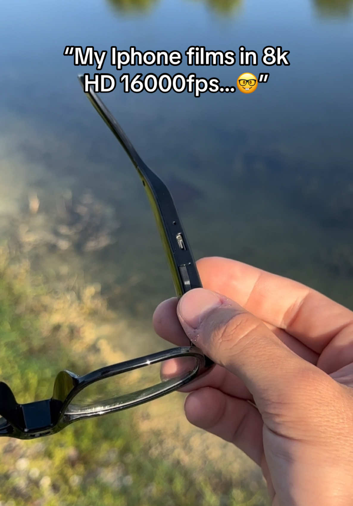 This films better than your phone…🫵😂#sunglasses #recording #vibes #capture #camera 