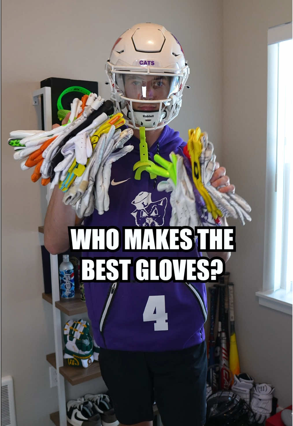 Who Makes the BEST Gloves? 🤔 #football #gloves #footballgloves #widereceiver #db #footballplayer #nike #gripboost #battle #kut #bestgloves #routerunner #nfl 