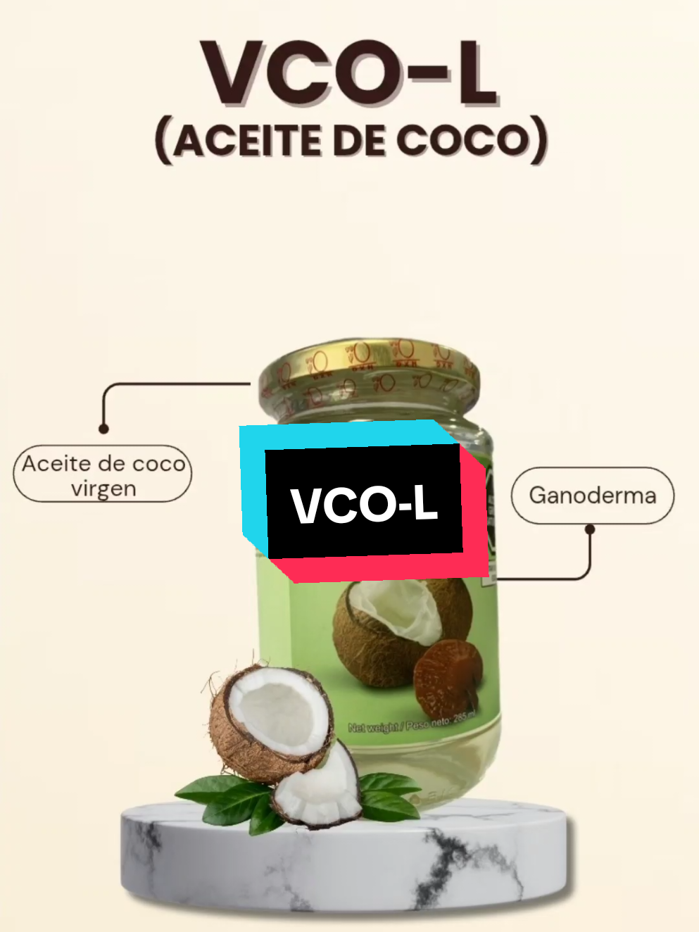 “VCO-L de DXN: nutrición interna y cuidado externo en un solo producto natural.”  #AceiteDeCoco #SaludNatural #BienestarIntegral #CuidadoDeLaPiel #EnergíaNatural #ProductosNaturales #SaludYBienestar 