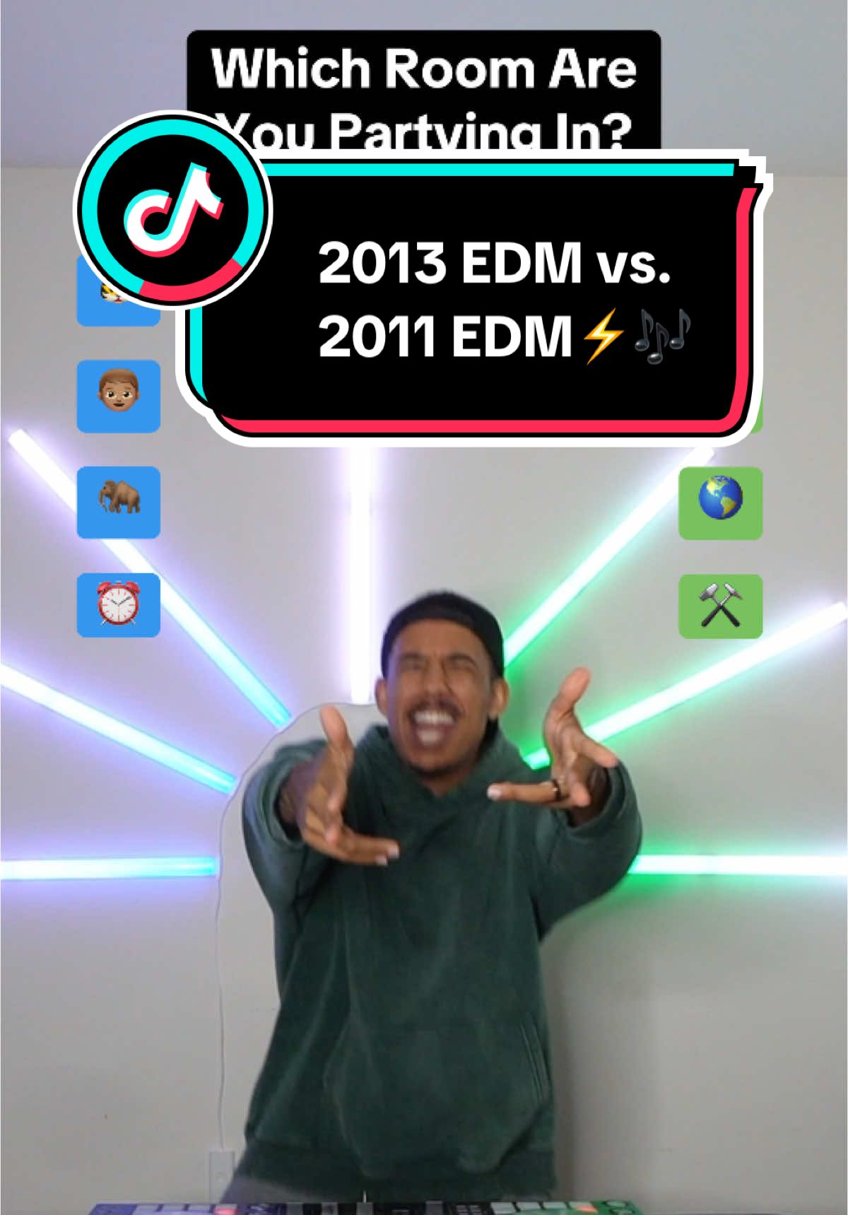 2013 EDM VS. 2011 EDM: Which Room Are You Partying In?⚡️🎉 The early 2010s were PEAK years for EDM🔥 Some even call it the “Golden Years” for the genre🙌🏽 But if you had to pick one of those early years to party in, which would you pick?🤔 SHARE THIS WITH SOMEONE THAT LOVES EDM! #edm #dj #throwback #2010s #party #songs #2011 #2013 