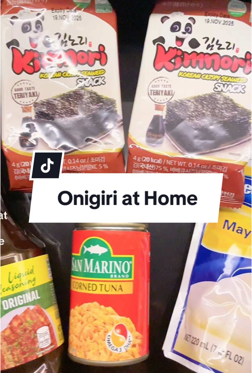 Kaway-kaway sa mga Onigiri and seaweed lovers!  #onigiri #seaweed #homemade #simplerecipe