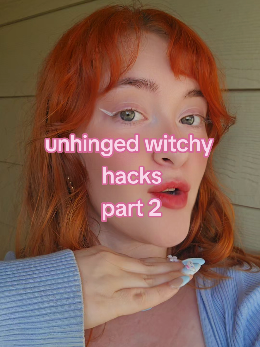 Replying to @chaoskitchenwitch here's some more unhinged witchy hacks! these are so fun!!  #witchtok #witchyhacks #spells #manifesting #howtomanifest 