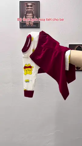 Bộ thun lạnh dài cho bé có size 5-20kg #tiemmemay☁️  #bothunlanhchobe #bothunlanh #thunlanh #thoitrangtreem #xuhuong 
