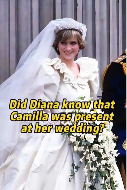 Did Diana know that Camilla was present at her wedding?#celebrity #fyp #for #foryoupage❤️❤️ #diana #princessdiana #camilla #queencamilla #kingcharles #tik_tok #treanding #britishroyalfamily 