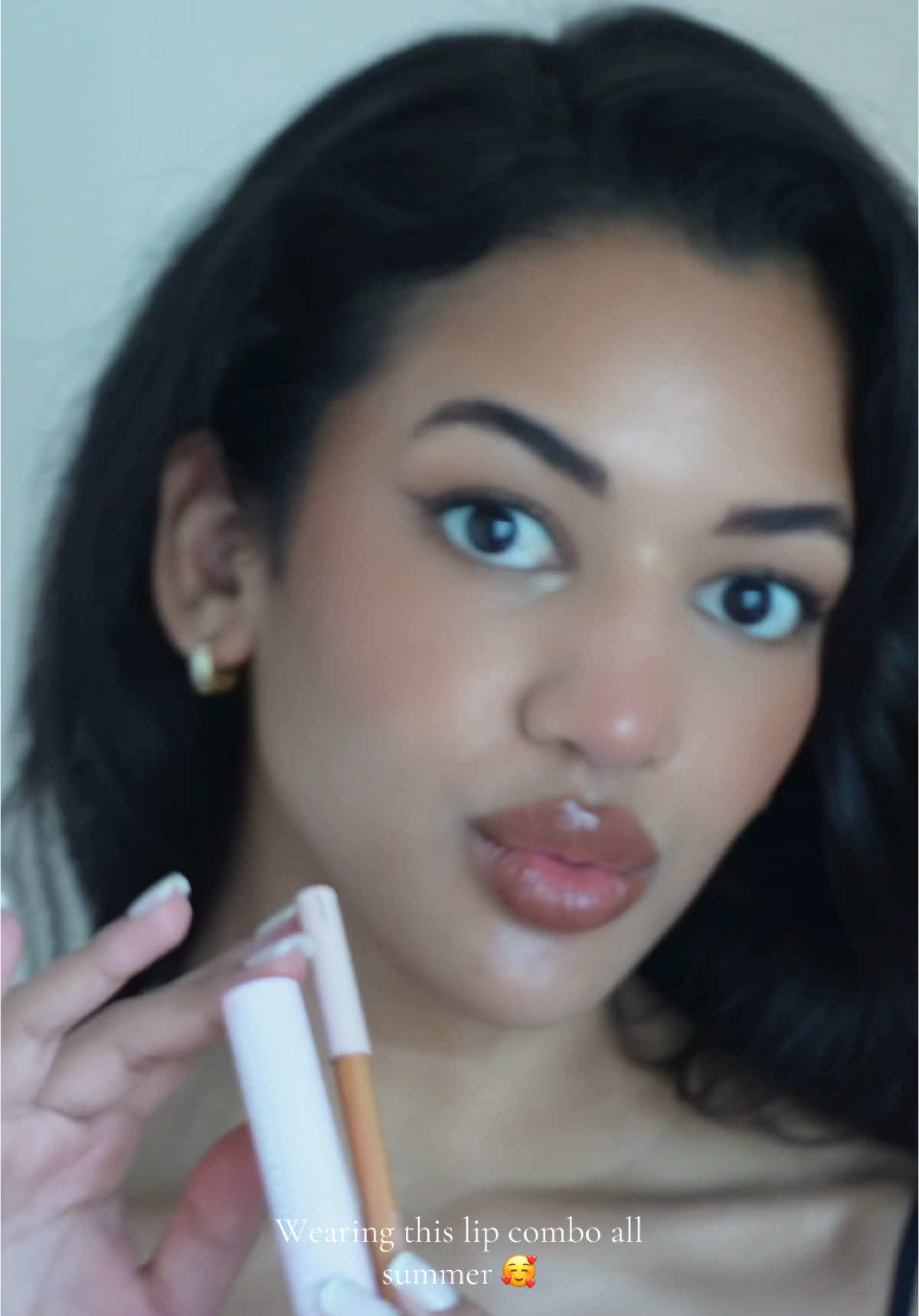 @Kylie Cosmetics Precision Pout Lip Liner in shade Cappuccino  + Tinted Butter Balm in shade Spiced