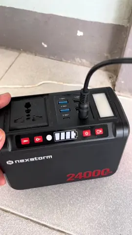 Nexstorm Power station tumatagal hanggang 24hrs kayang kaya mga light appliances like electric fan, tv and etc. #powerstation  #nexstorm 