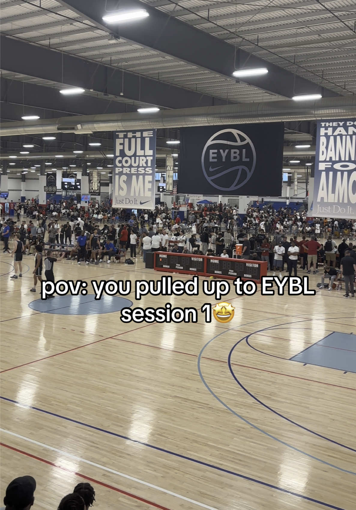 POV: you pulled up to EYBL session 1👀🔥 #fyp #aau #eybl 