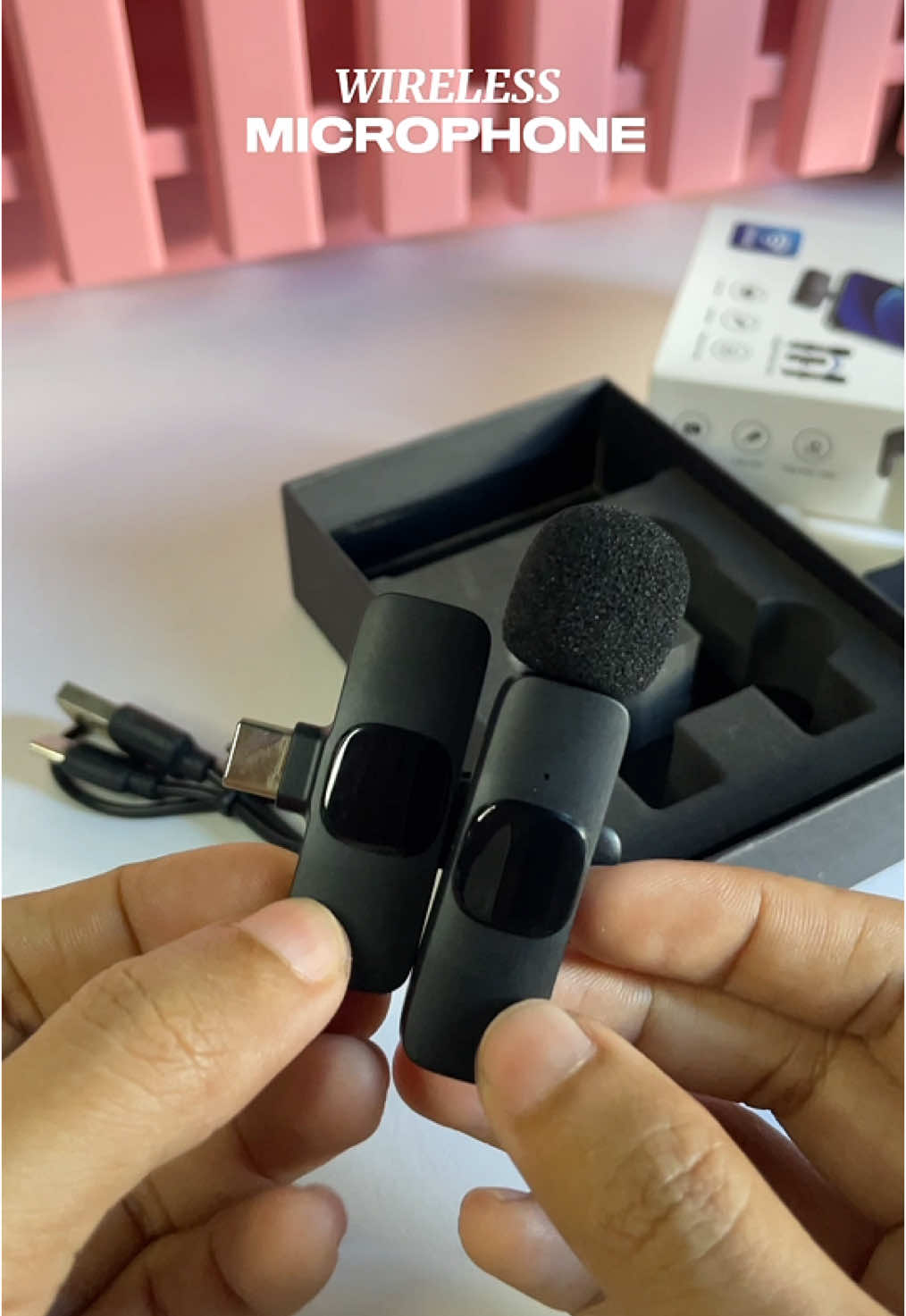 Kailangan nyo to content creators & affiliates 😊 K9 wireless microphone  #wirelessmicrophone #microphones #minimicrophone #mic #microphoneforvlogging #electronics #fyp #trending #viralvideo 