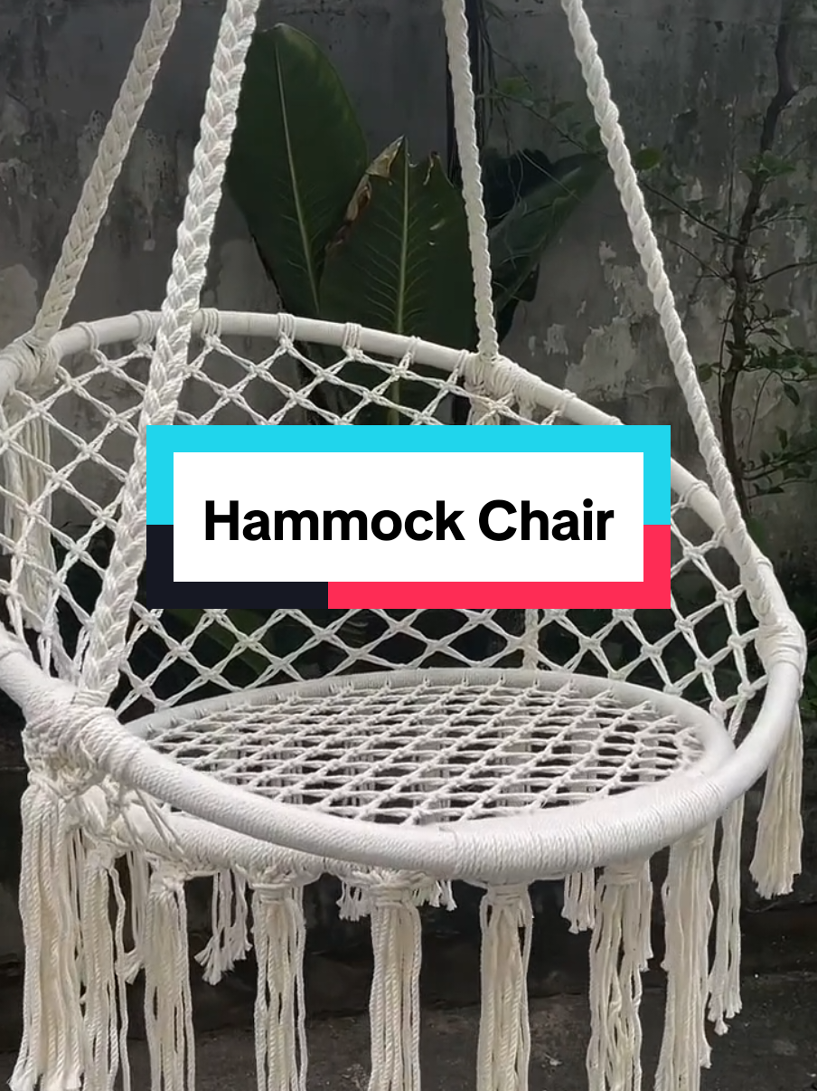 🍃 #hammock #swingchair #hammockchair #knittedhammock #naturalfurniture #homefurniture #inspofindsph 