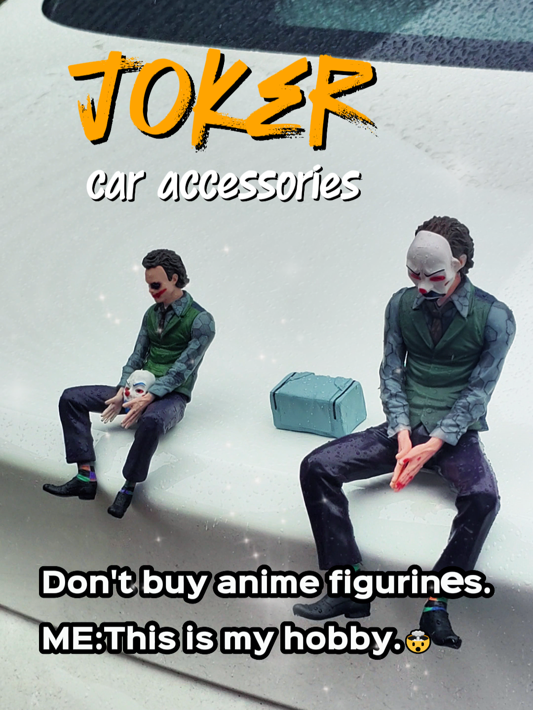 Joker vibes all day, every day 😎 #joker #jokerfan #carornament #caraccessory #jokerfans #jokerlover🤡 #forcar #jokerlove