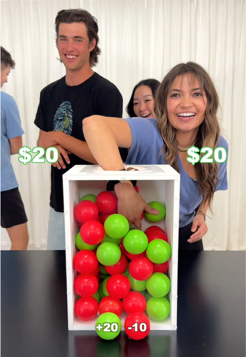 First to $100 Wins! Boys are still looking for a win vs the girls can they get it?? 😅 #game #competition #family 