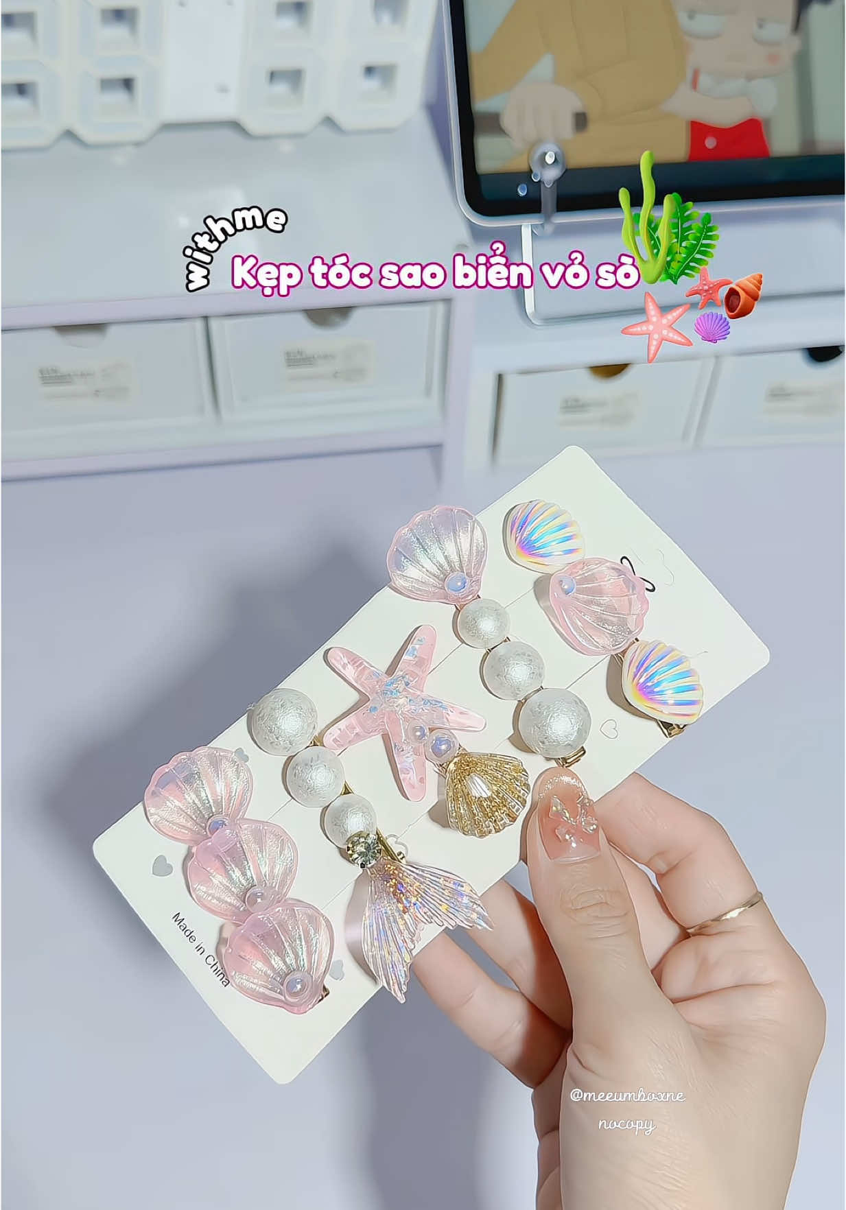 Kẹp vỏ sò, kẹp tóc sao biển xinh iu lên đồ đi biển hoizzz 🌊🌊🌊 #keptocsaobien #keptocvoso #phukiendibien #keptoc #keptocxinh #keptocxinhdibien #xuhuong #trending #viral #fyp #foryou  @Mee Unbox Nè  @Mee Unbox Nè  @Mee Unbox Nè 