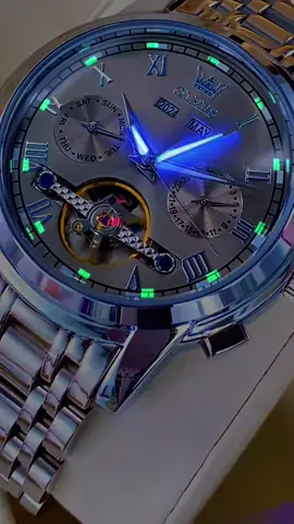 Sang trọng và lịch lãm từ đồng hồ cơ OLEVS  #donghonam #donghodeotay #donghonamnu #olevswatch #donghoco 