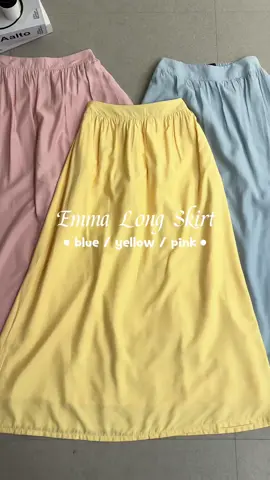 Emma Long Skirt blue/yellow/pink #fyp #xuhuongtiktok #tiktokviral #xuhuong #thinhhanh #viral #trending #giaitri #blinkblink #blinkblinksg