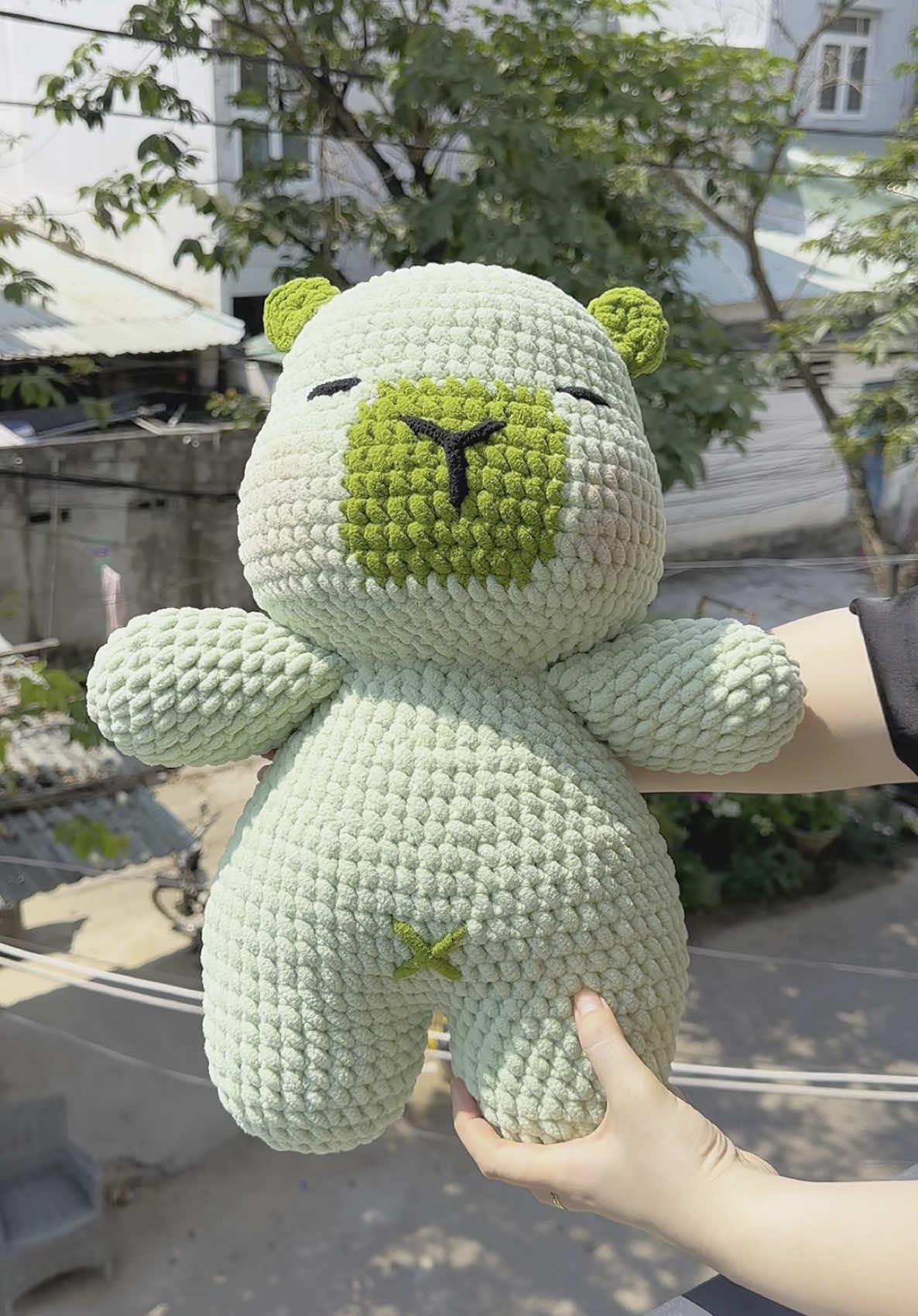Thích Matcha nhưng ghét trà xanh🍵 #daubanlen #tiemlennhadau #crochetersoftiktok #moclen #moclenhandmade #capybara #matcha 