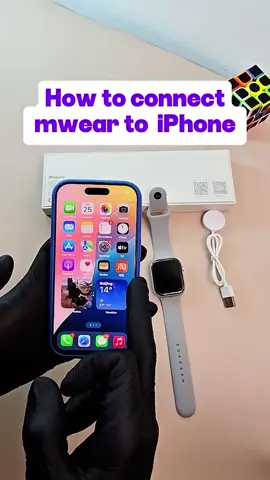 How to install Mwear to iPhone ☎️0555338128 #smartwatch #fyp #fashion 