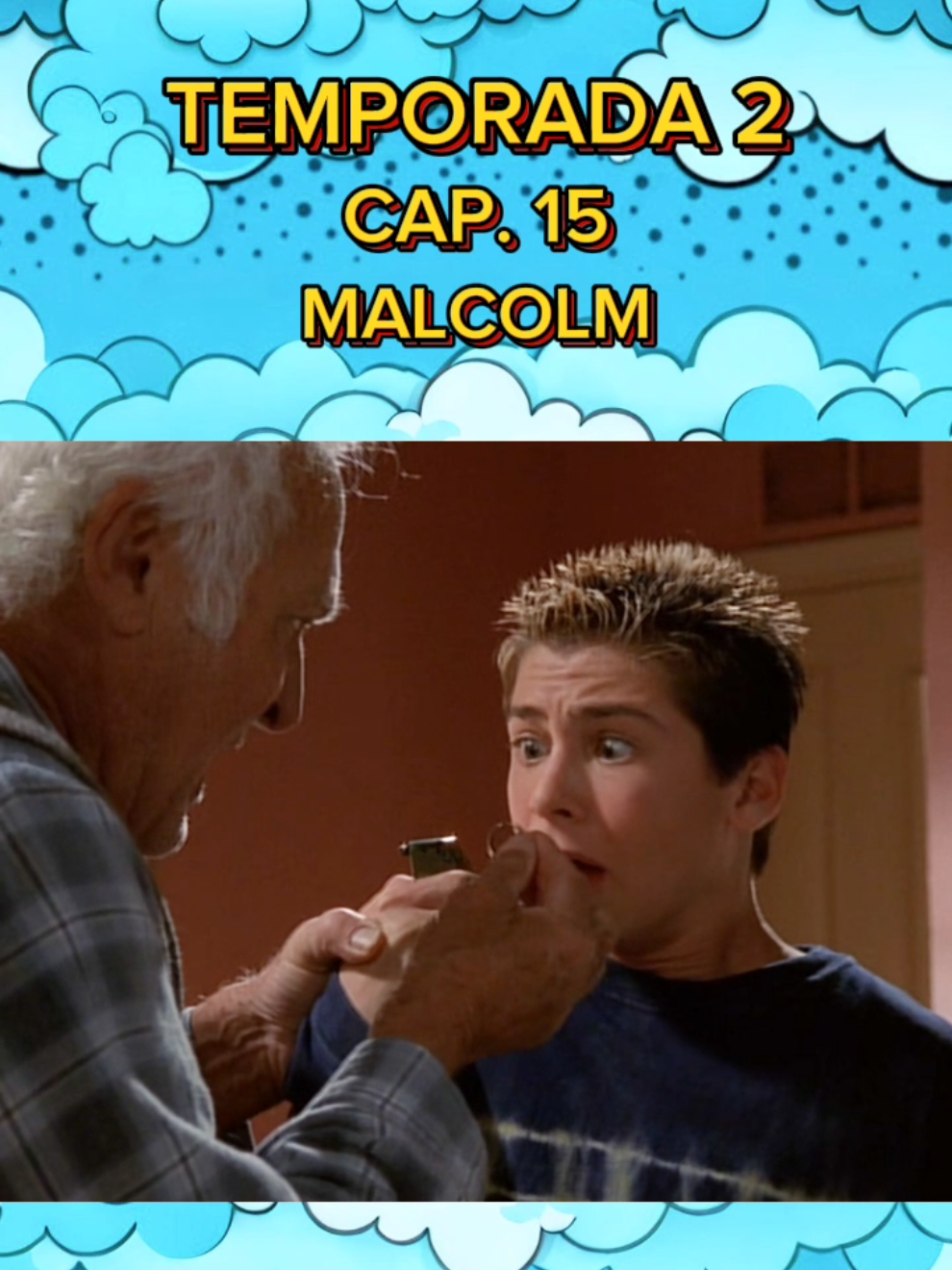 Abuelo le da una granada a Reese 😱🤯 #malcolmeldeenmedio #malcolminthemiddle #humor #series #comedia 