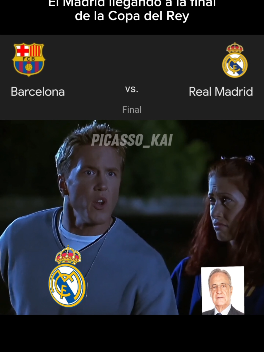 Solo es humor 😂😭⚽️ | NO COPYRIGHT INTENDED | #football #realmadrid #fcbarcelona #copadelrey #mbappe #referee #humor #meme #scarymovie #comparison #picassokai 
