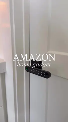 ✨ Follow the link in our bio to shop this video and the rest of our TikTok feed! This smart door handle from Amazon can lock and unlock with your fingerprint, a code, key fobs or even an app on your phone! Perfect for hiding gifts around the holidays! 🗝️🖤 #amazonhome #amazonhomefinds #homegadget #amazongadgets #thesistershoppers #amazongadget @Amazon Home @Amazon Influencer Program 