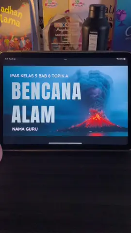 Media Pembelajaran PPT, IPAS Kelas 5 BAB 8 Topik A  Bencan Alam #mediapembelajaran #ppt #ipas #sdkelas5 #foryou #guru 