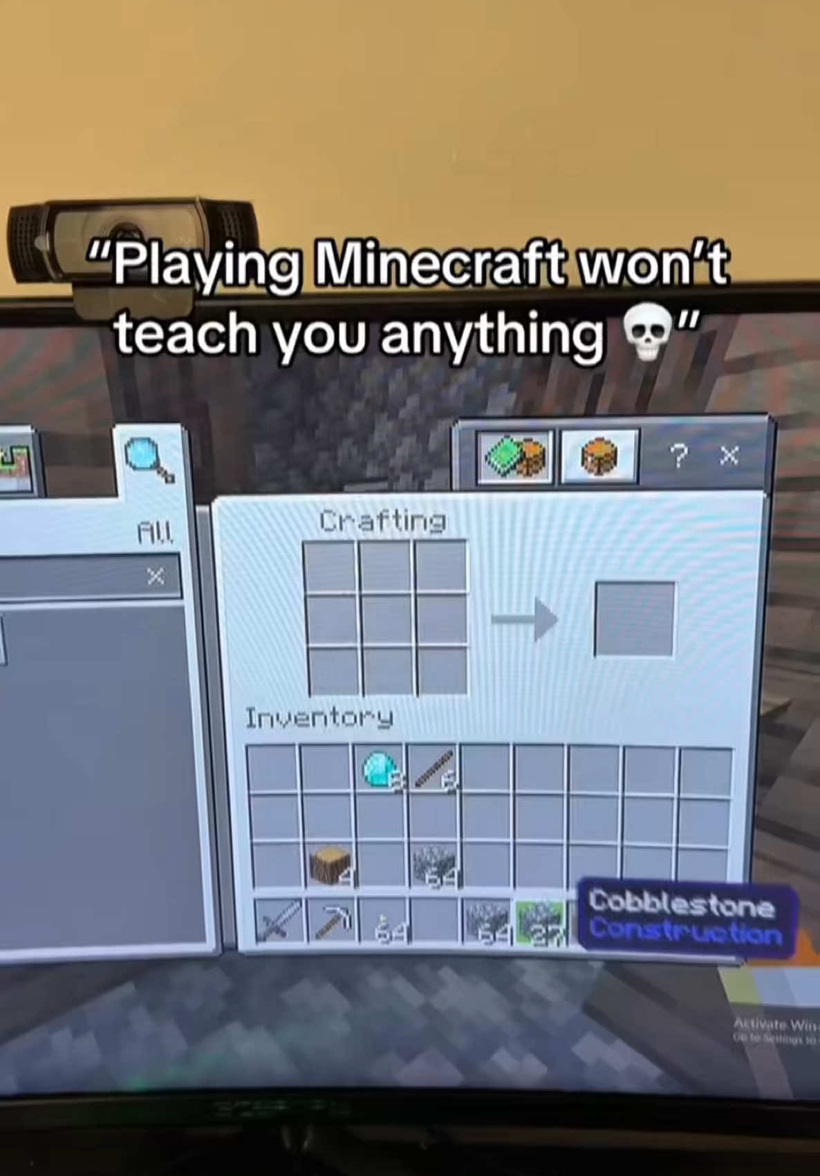 this is crazy man 💀 #Minecraft #minecraftmemes #fyp #creatorsearchinsights 