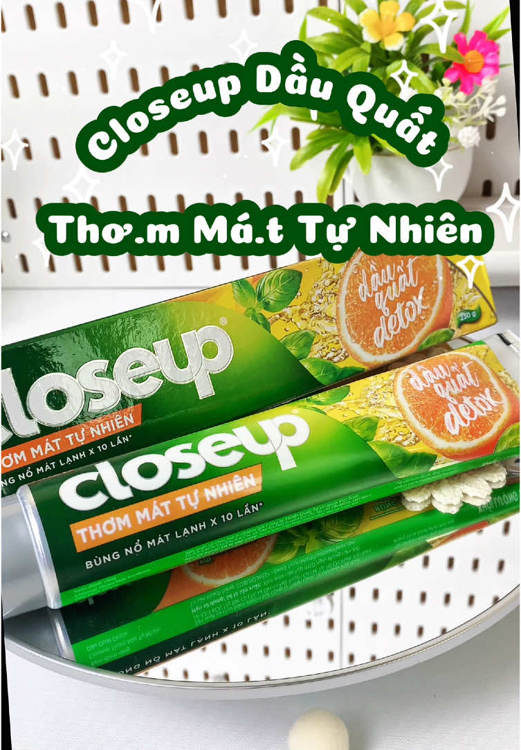 Kem đánh răng Closeup #kemdanhrang #kemdanhrangcloseup #kemdanhrangcloseupdauquat #kemdanhrangtuthiennhien #xuhuong #viral #xh 