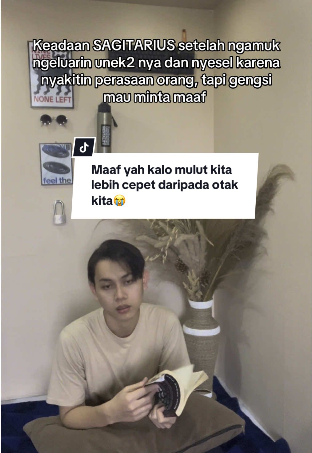 Maaf yah kalo kata2nya nusuk hati, percaya dah kami nyesel ngomong kek gitu, cuman kami bingung cara minta maafnya gimana😭 #CapCut #fyp #sagi #sagittarius #zodiac #zodiak 