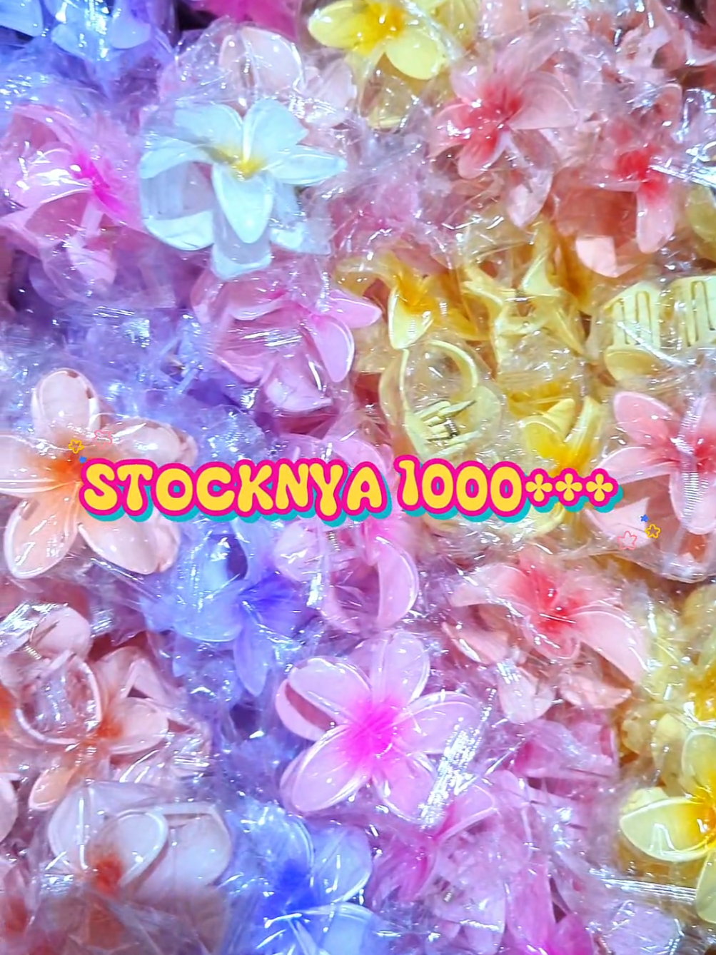 tinggal pilih ukuran🌺 #jepitrambut #jepitkamboja #fyp #jepitbunga #jepitrambutanak 