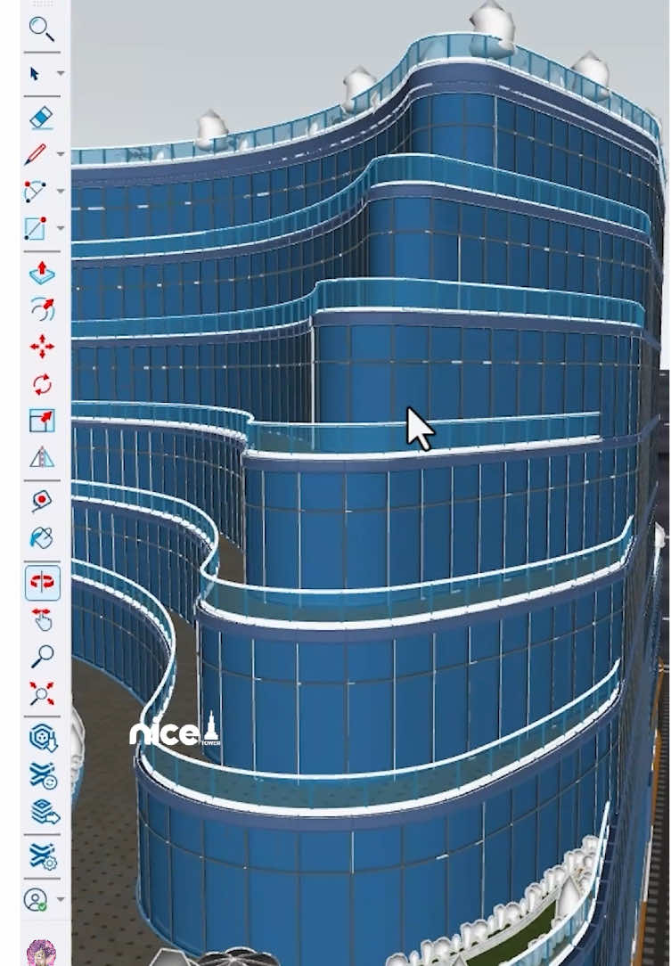SketchUp tips ✨ Modern curved glass window modeled in SketchUp – blending style and precision. In this tutorial Shape Bender plugin is used which is f ree and can download from nice tower website.. #SketchUpModeling #3DModeling #ArchitecturalDesign #FacadeDesign #ModernArchitecture  #ParametricDesign #DigitalDesign #BuildingDesign #DesignVisualization #nicetoweruk #architect  #nice_tower #sketchup #nicetowers #nicetowerPro #nicetower #art #EU #US #architecture #engineering 