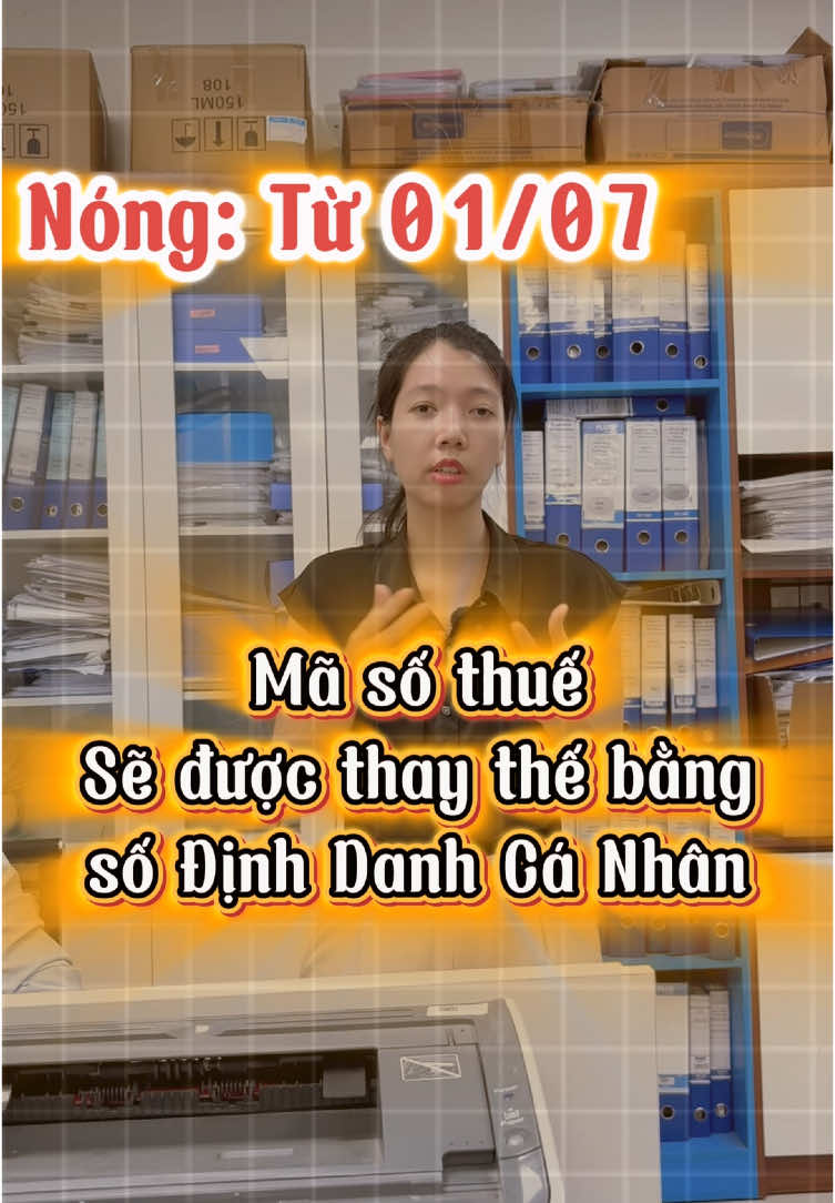 Mã số thuế sẽ được thay thế bằng số định danh cá nhân, các hộ và cá nhân kinh doanh chú ý! #thaomuonnghihuu #dtp #khoinghiep  #LearnOnTikTok 