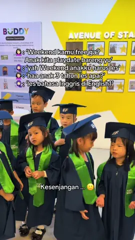 Kesenjangan aktivitas anak🙂 Belajar bahasa Inggris sejak dini  hanya di English 1🥰❤️‍🔥 #fyp #education #pendidikan #englishfun 