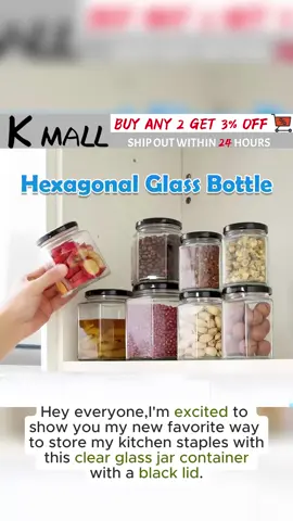 Food storage jar, moisture-proof and insect-proof！