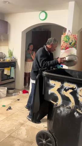 Tell me you have an Alcoholic Vietnamese father without telling me.  He brought in the freaking trash bin this time y’all lol.  He usually just throws it all on the floor or in the front yard.  If any of y’all can relate or share some stories, please lmk so I don’t feel alone.  This has been my entire life lol.  I need comedic relief or I will go crazy 🤪 #vietnamese #vietnam #beer #trauma 