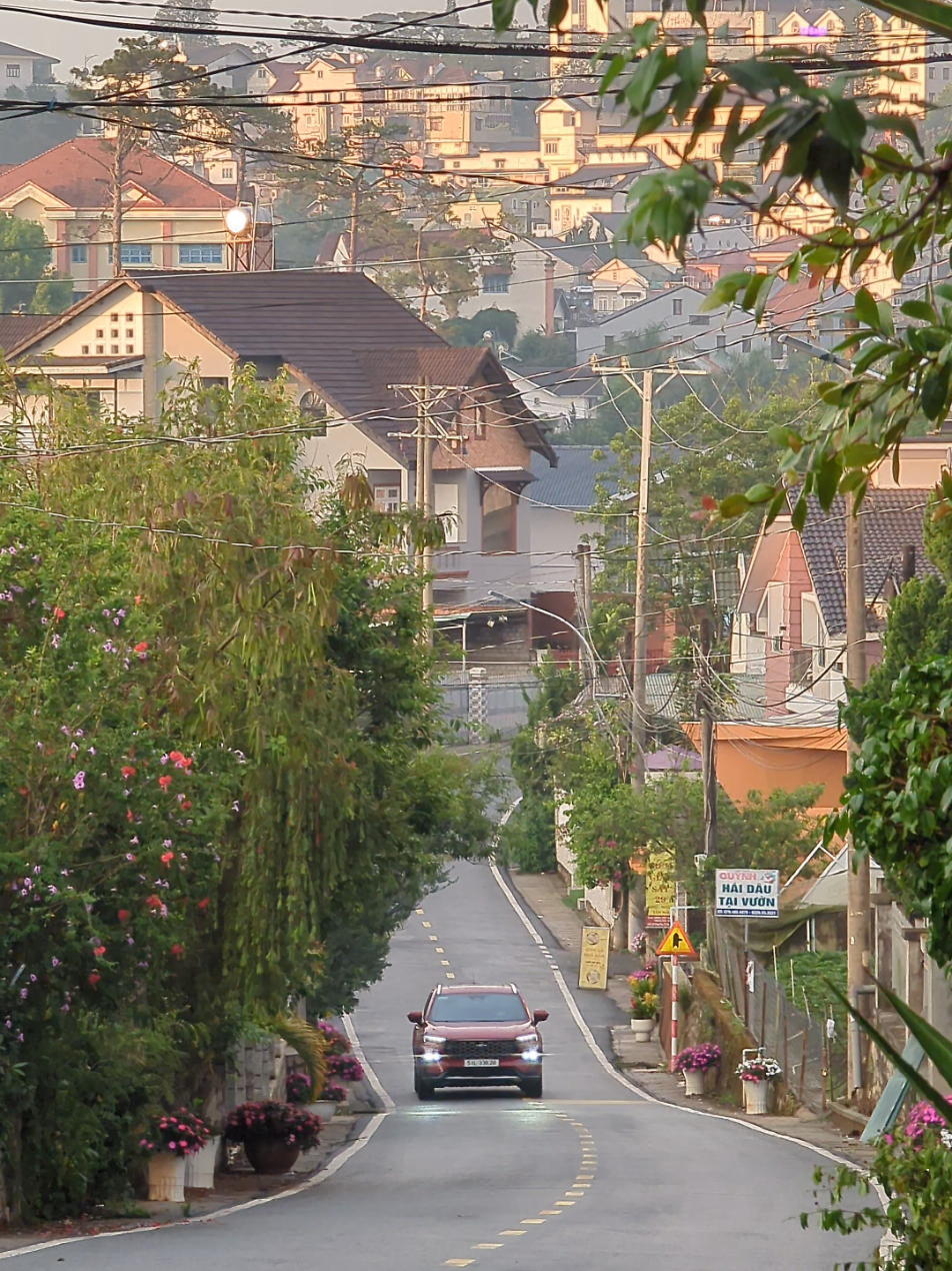 Một đoạn dốc đường Đống Đa - Đà Lạt #dalat 
