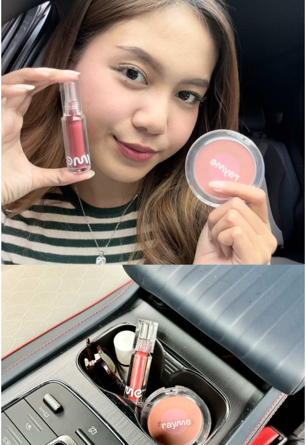 Kilau natural & fresh sepanjang hari~ pake Cheek pop blush + RayTint. Wajib punya!🤩 #RaymeBeauty #Blushon #Powderblush #liptintviral #liptint #liptintlokal 