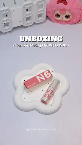Son bùn không khí INTO YOU màu N6 xinh xĩuuu mấy ní ơi 🥰✨️✨️ #Intoyou #sonbun #sonbunintoyou #son #lipmud #xuhuong #viral #muataitiktok 