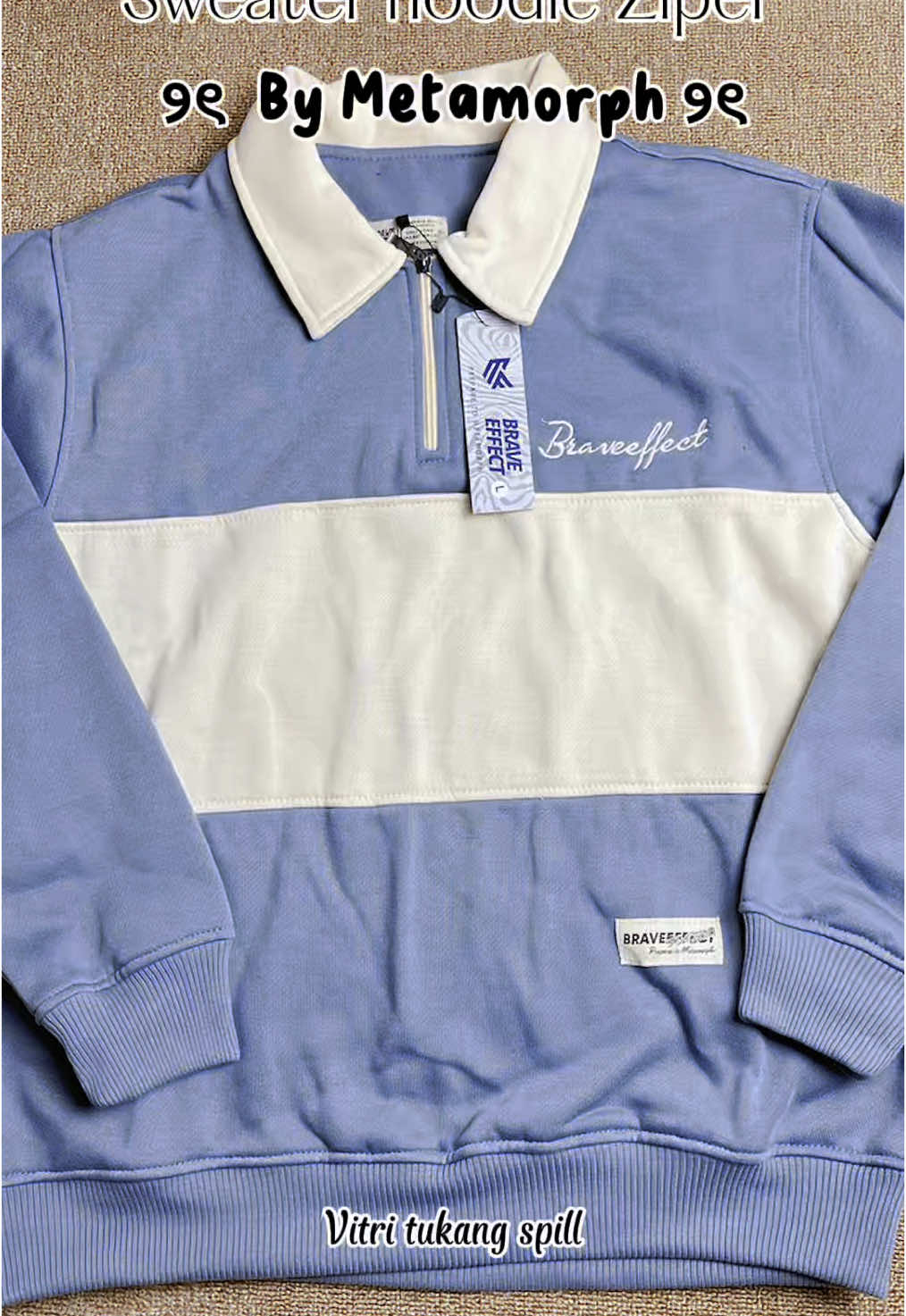 #braveeffect #crewneck #sweatermurah #crewneckmurah #spillootd #ootdkece #fyp 