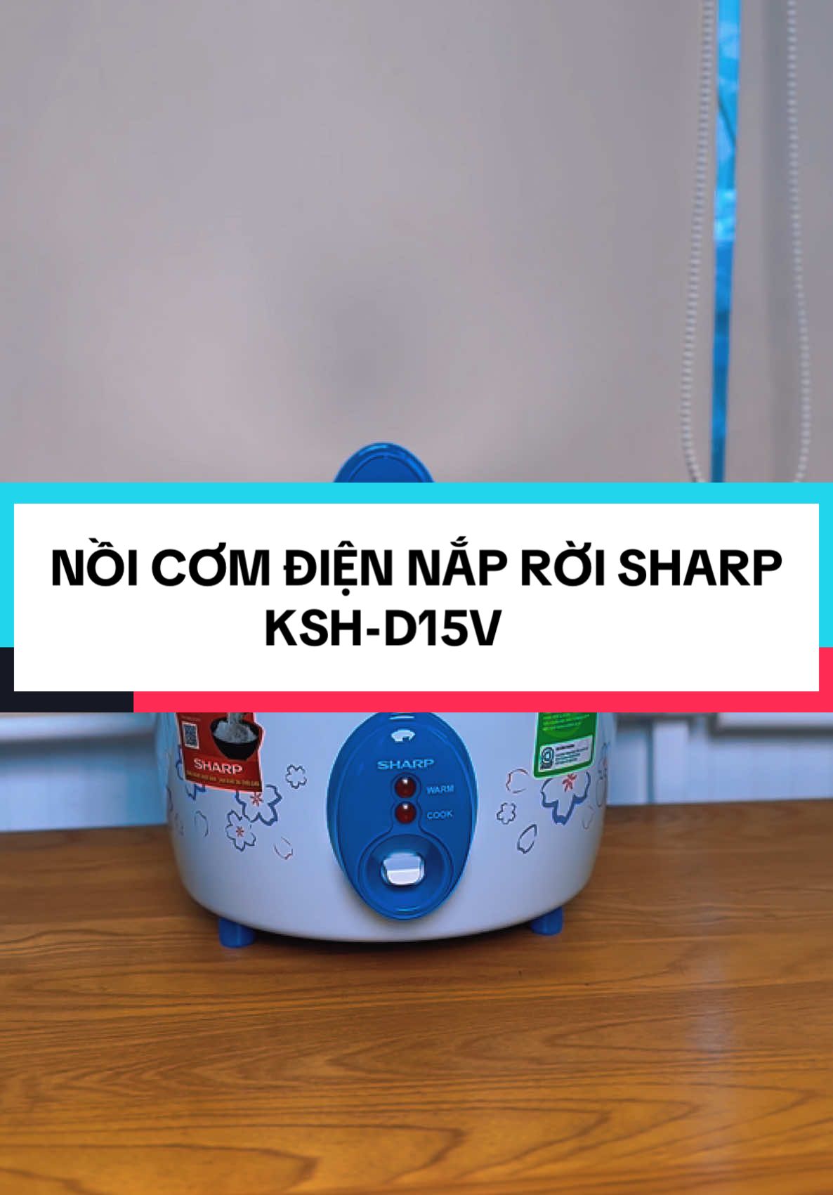 Nồi cơm điện nắp rời sharp KSH-D15V #sharp #noicomdien #noicomdiennaproi #noicomsharp 
