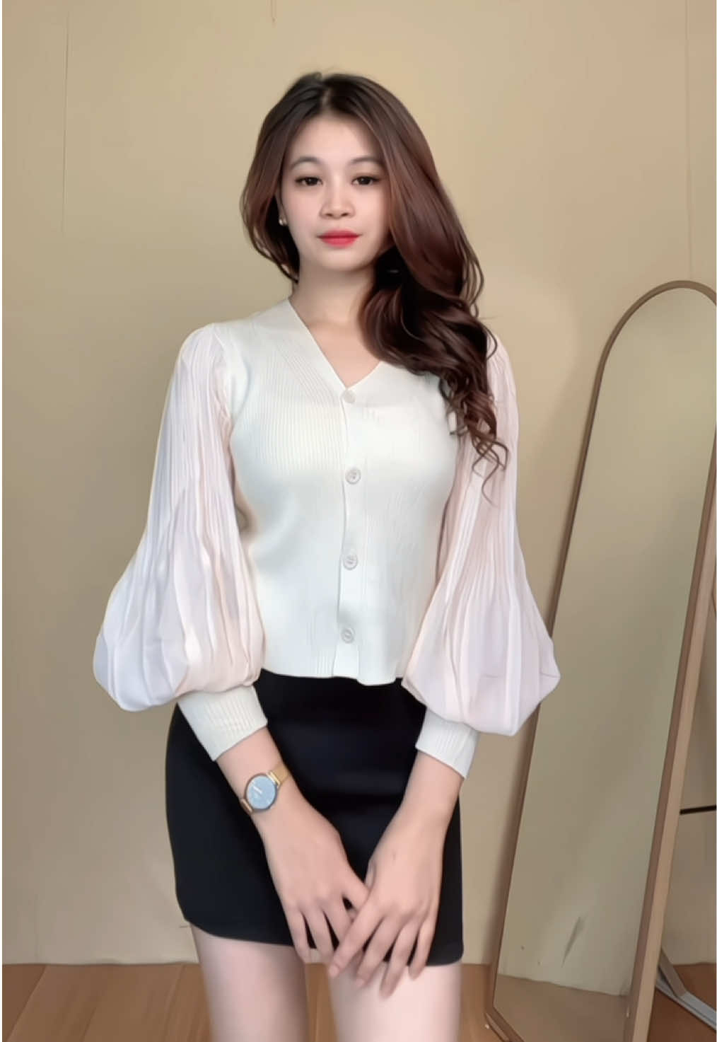 berasa jadi cewe feminim pake outfit ini 😍 #outfitideas #fypage 