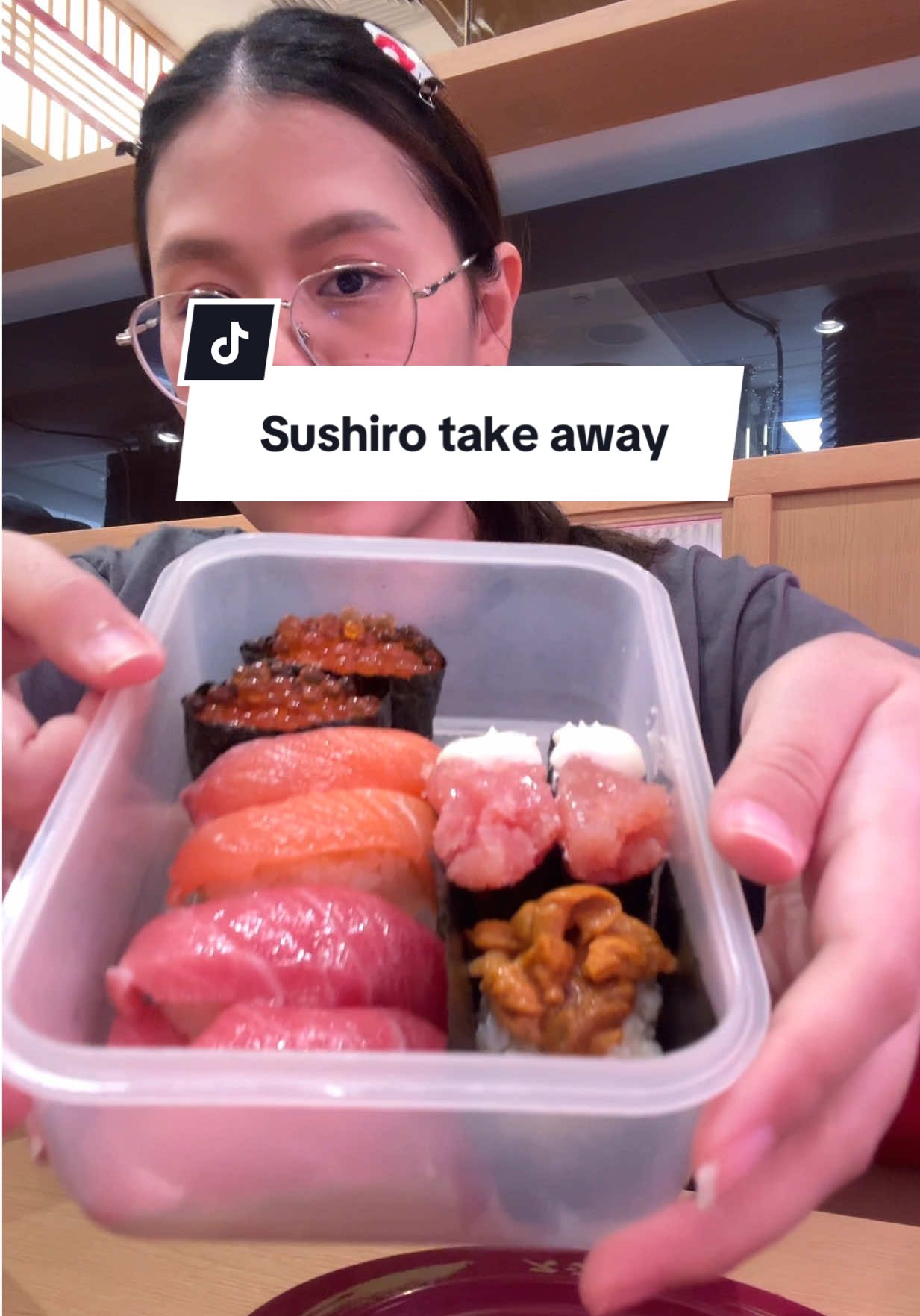 คุณแม่ไม่ชอบปลาดิบ ไม่ใช่ปัญหา😂 #sushiro 