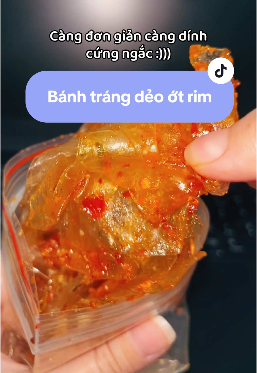 Bị dính vữ vằn luôn í :)))) #banhtrang #dẻo #banhtrangphuoisuong #dannyriuviu #mukbang #xh 